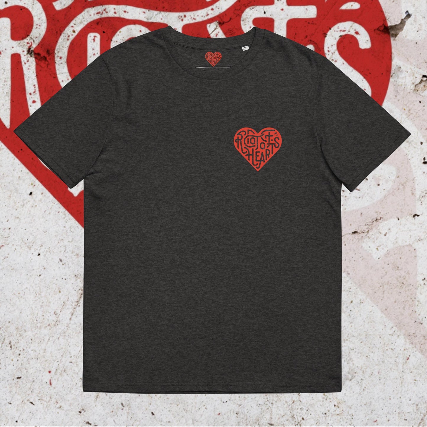 Riot of Hearts Logo Unisex organic cotton t-shirt